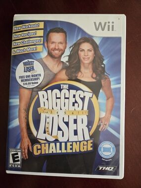 HQ Blue and Yellow Fitness Game Cover - The Biggest Loser